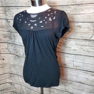 Splendor Black Top Size Medium NWT